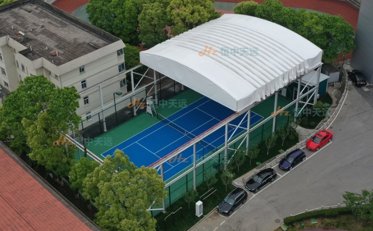 江蘇無錫電動開合屋蓋網(wǎng)球場